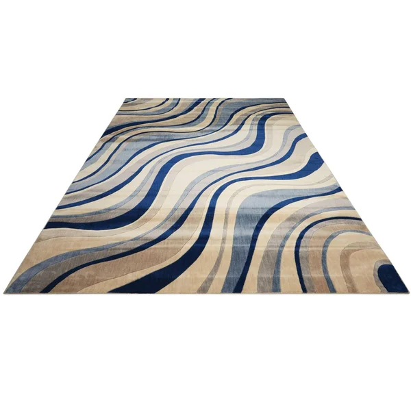Nourison Somerset ST81 7&9x22 x 10&10x22 Ivory Blue Area Rug