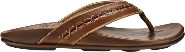 Olukai Honoli&i Sandals - Men's Toffee/Toffee, 10