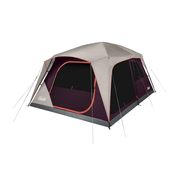 Coleman Skylodge 12-Person Camping Tent, Blackberry