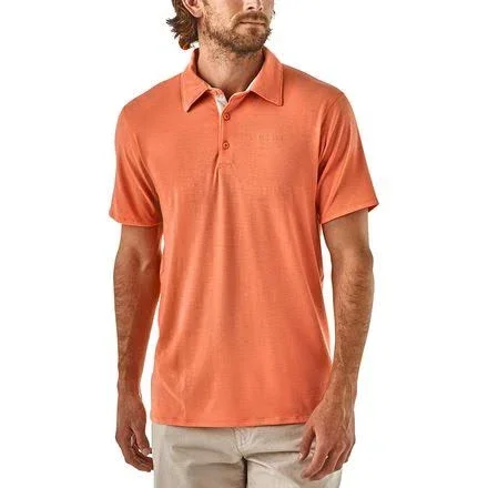 Patagonia Cactusflats Polo Shirt - Men's Peach sherbet, XL