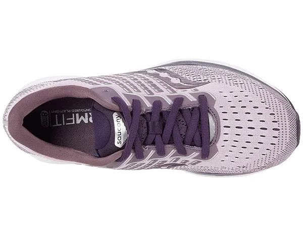 Saucony Women's Ride (Wide) 13 Blush-Dusk - 10