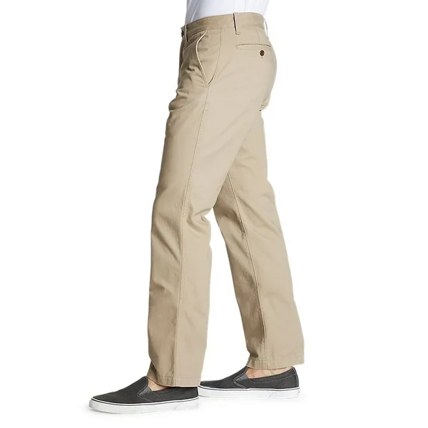 Eddie Bauer Men's Classic Wash Chino Pants - Brown - 30/30
