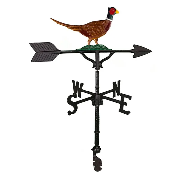 Montague Metal WV-220 200 Series 32-in Pheasant Weathervane - Natural Color