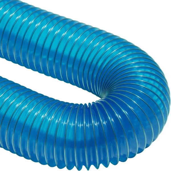 Rubber-Cal 01-203 PVC Flexduct General Purpose - Blue - 3x22 x 12 ft.
