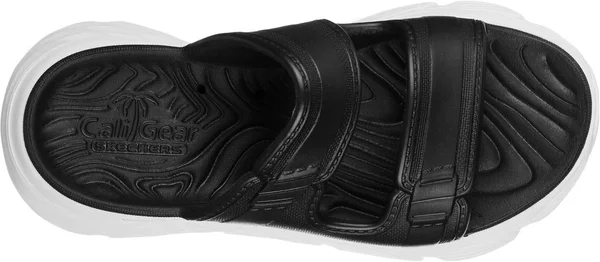 Skechers Women's Cali Gear Max Cushioning Incite Slide - Black/White