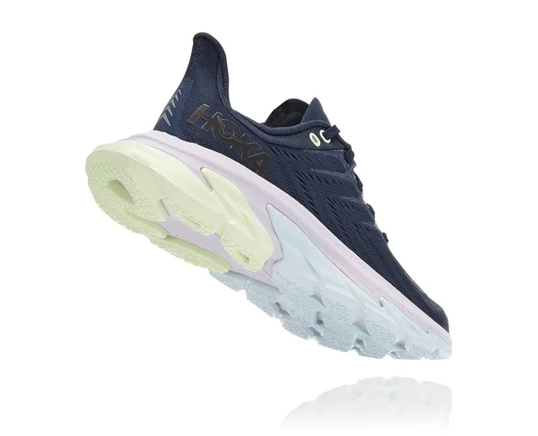 Hoka One One Women's Clifton Edge Shoe - 9.5 - Outer Space - Orchid Hush