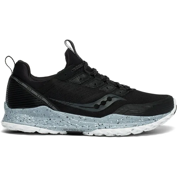 Saucony Men's Mad River TR Trail Running Shoe, Black, 12