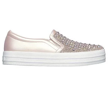 Skechers Women's Double Up - Eye Candy Sneakers Light Pink 6.0