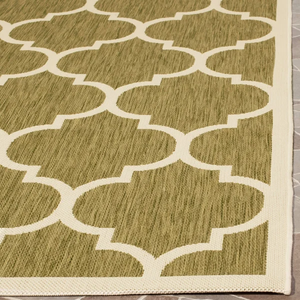 Safavieh Courtyard CY6914-266 5&3x22 x 7&7x22 Black - Beige Area Rug