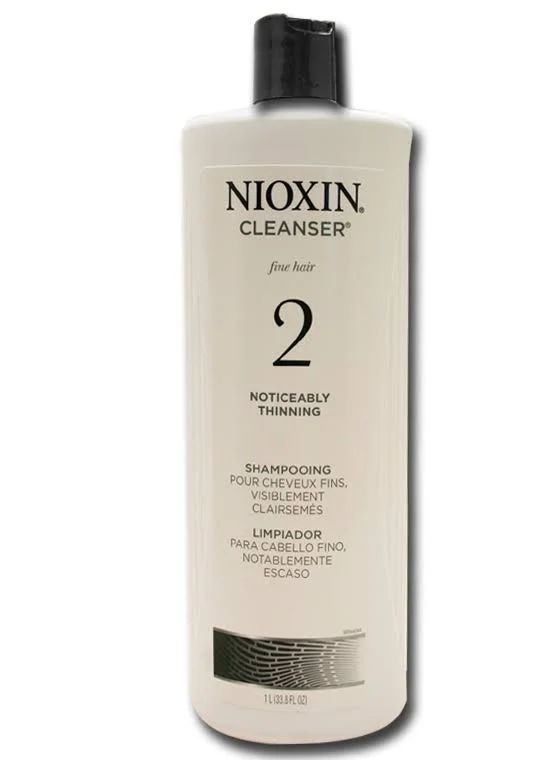 Nioxin System 2 Cleanser & Scalp Therapy Kit - 2 pack, 33.8 oz bottles