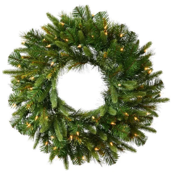 36x22 Cashmere Wreath LED by Vickerman