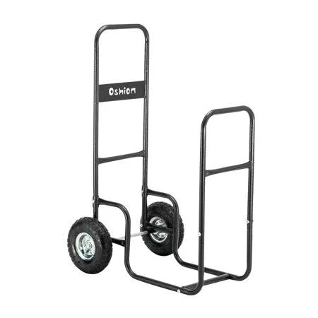 Daciye Firewood Cart 220lbs with Large Wheels Fireplace Log Rolling Caddy Hauler Wood Mover Outdoor Indoo, Size: 1000*380*140mm