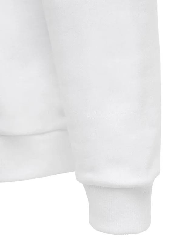 Balmain, Women Logo Printed Cotton Sweatshirt White/Black Xxs