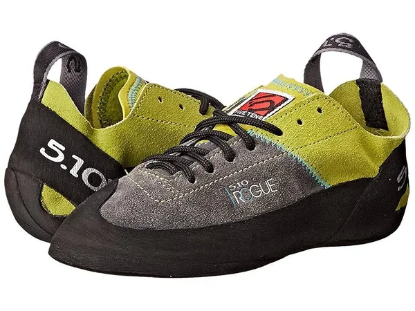 Five Ten Rogue Lace-Up Climbing Shoe Neon Green/Charcoal - 9.5