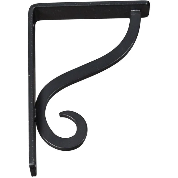 Ashford Wrought Iron Bracket Antiqued Brass 2x22W x 12x22D x 15x22H - (Triple Center Brace)