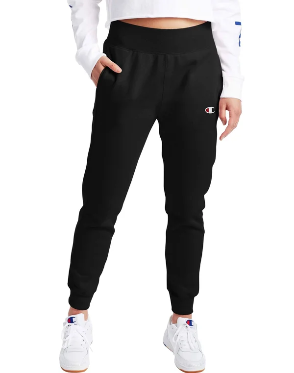 Champion Women's REVERSE Weave Joggers - Grey