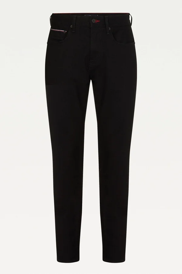 Tommy Hilfiger Stretch Straight Fit Jeans, Black