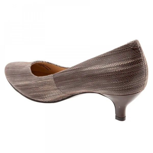 Trotters Kiera Women's Heeled Pump Taupe - 6 Wide