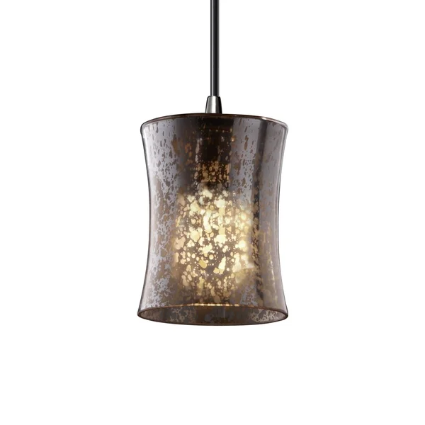 Justice Design FSN-8815-60-MROR-CROM Mini 1-Light Pendant in Polished Chrome