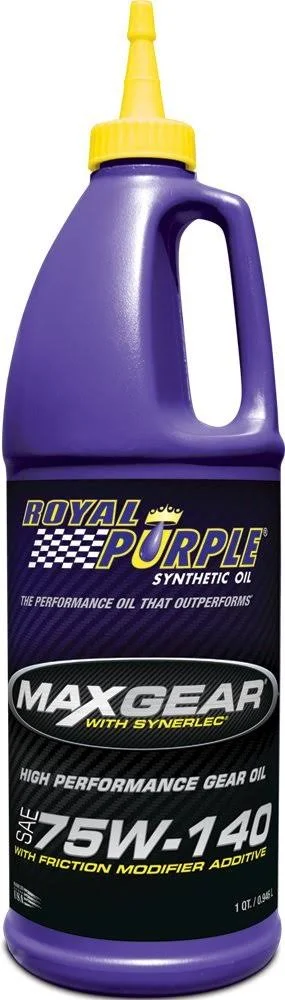 Royal Purple 12301 Max Gear 75W-140 High Performance Synthetic Automotive Oil 1 qt Case of 12