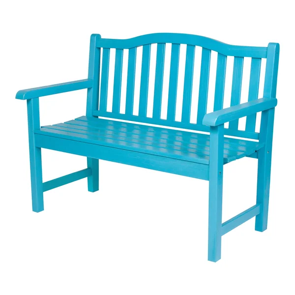 Shine Company 4212AQ Belfort Garden Bench - Aqua