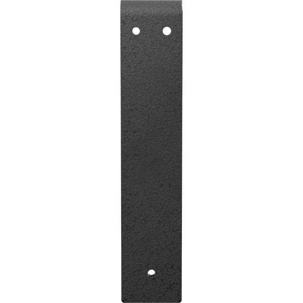 Ekena Millwork 2x22W x 10x22D x 10x22H Legacy Steel BRACKET - Hammered Silver