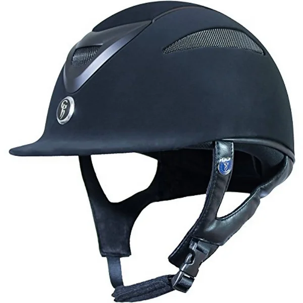 Gatehouse Conquest MKII Riding Hat - Suedette Navy