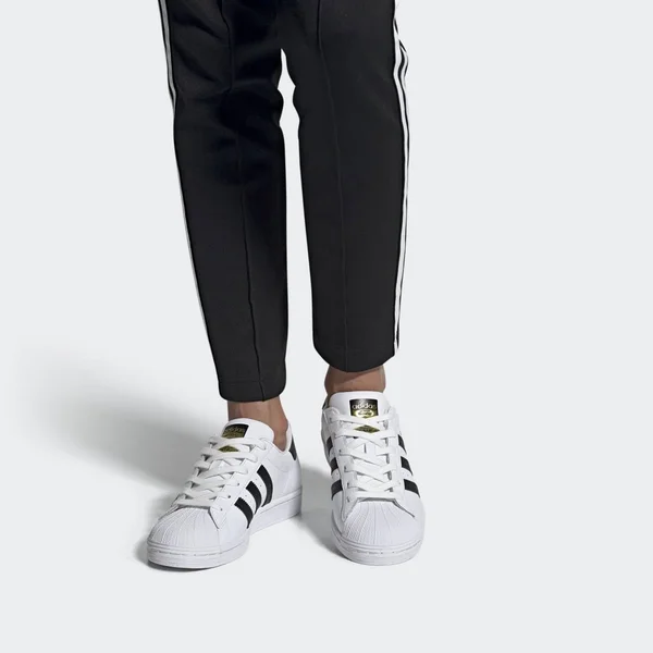 Adidas Superstar Shoes - White/Black - 9.5