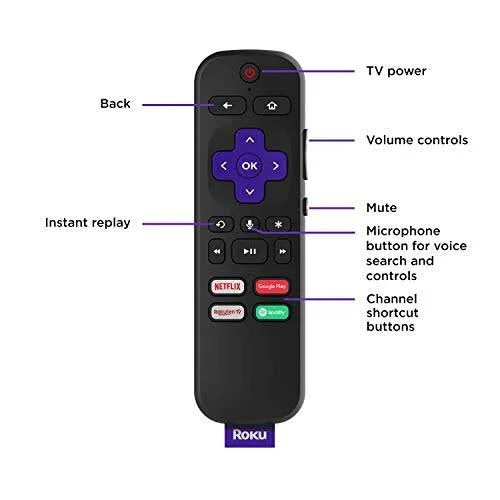 Roku Streaming Stick+, HD/4K/HDR Streaming Media Player, Black