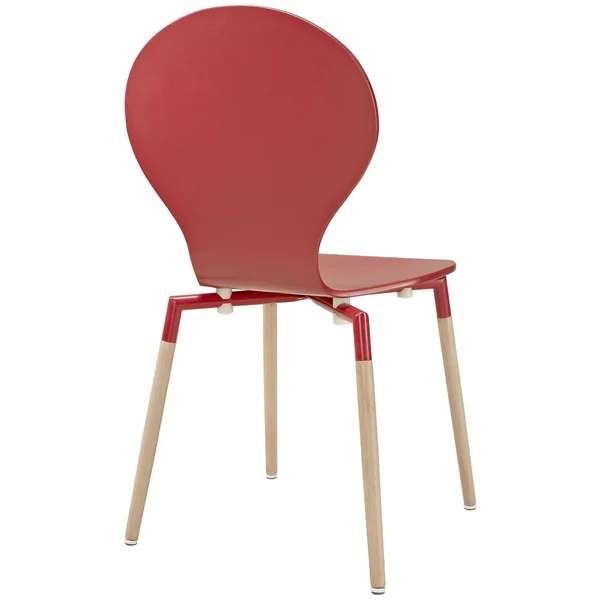 Modway Path Dining Chair - Set of 4 - Red
