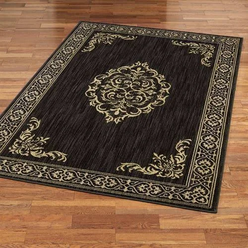 Halton Rectangle Rug Onyx - 5&3x22 x 7&10