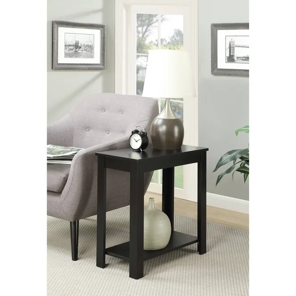 Copper Grove Harwood Chairside End Table (White)