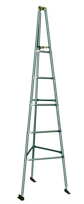 10& Tripod for Masts Up to 2-1/4x22 OD - Easy Up EZ 40W Roof Tower Peak Mount