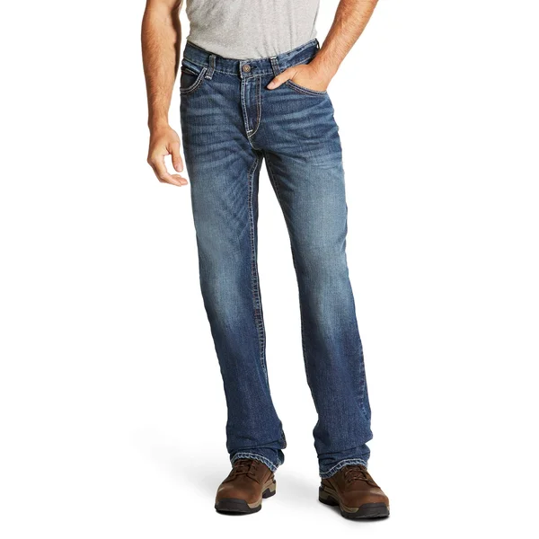 Ariat Men's FR M4 Low Rise Basic Boot Cut Jeans - Alloy
