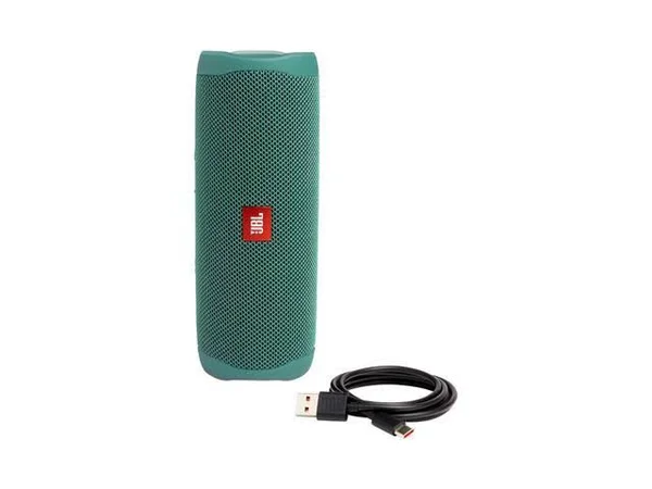 JBL Flip 5 Eco Green Portable Bluetooth Speaker W/divv Case