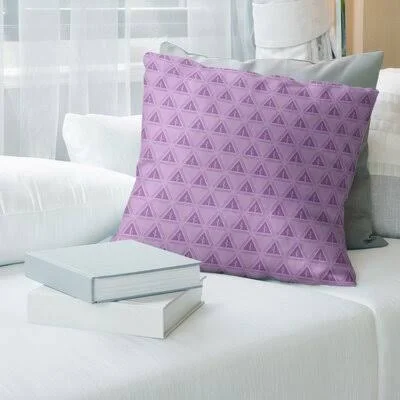 Barbra Minimalist Trees Throw Pillow Cover Brayden Studio Color: Pastel Violet, Size: 16x22 x 16