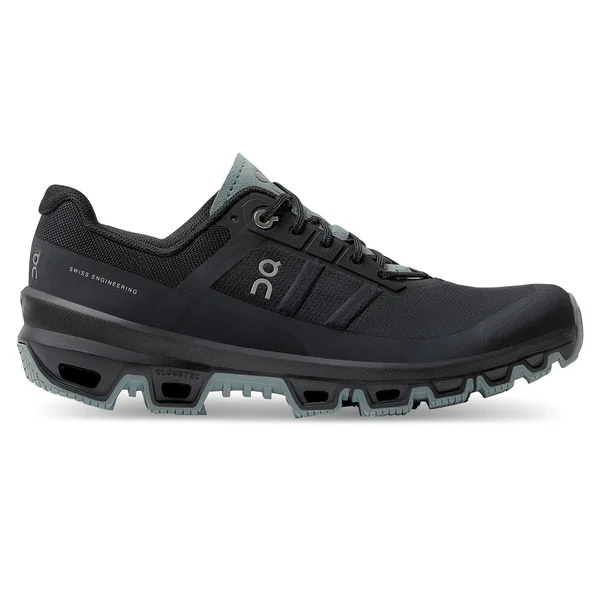 on Running Women's Cloudventure Black/Cobble - 9.5