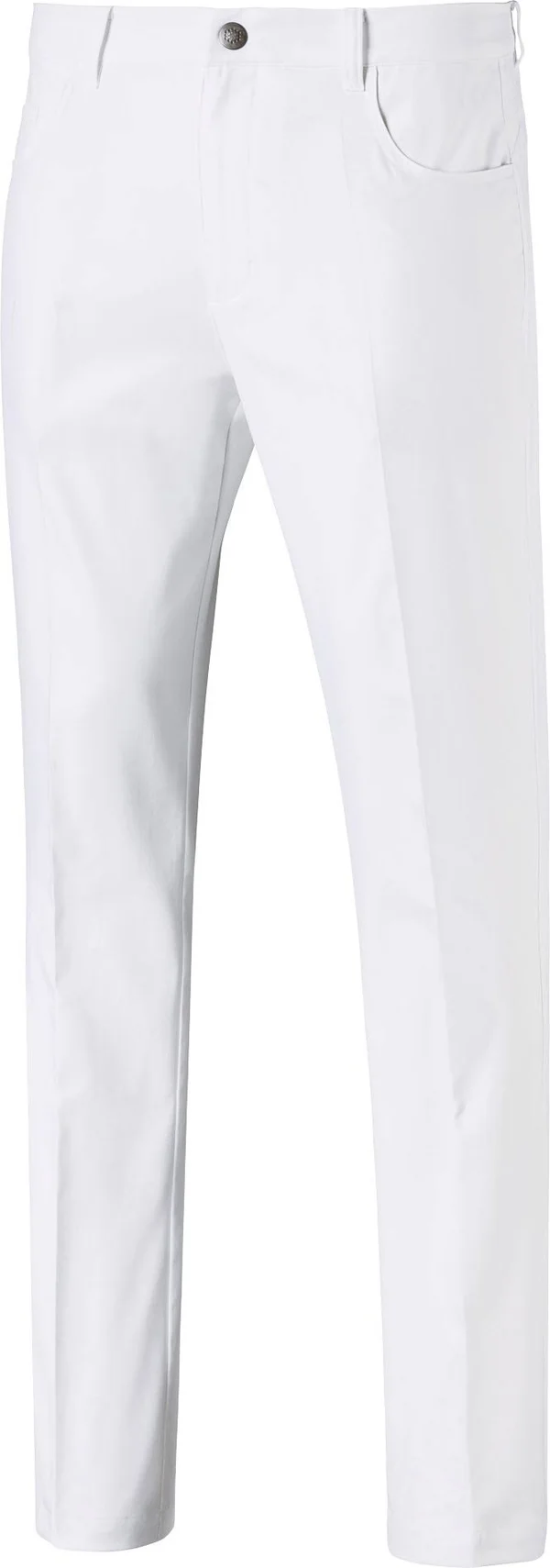 Puma Men's Jackpot 5 Pocket Golf Pants, Size 36, Bright White