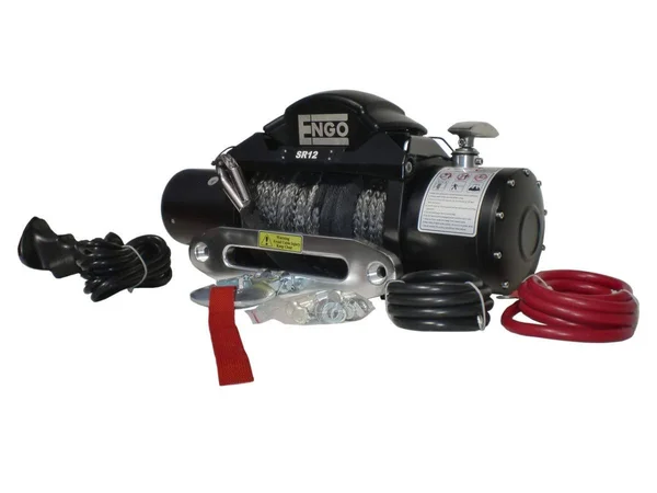 ENGO 97-12000S 12, 000 lbs SR-Series Electric Winch with Synthetic Rope