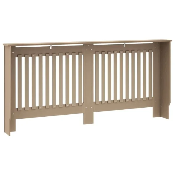 vidaXL Radiator Cover 67.7x22x7.5x22x31.9x22 MDF - Brown