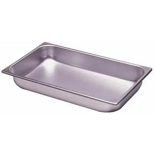 Vollrath Rectangular, Chrome Stainless Steel Food Pan 4x22 High x 4.3x22 Wide x 6...