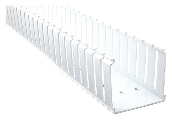 Panduit G1.5X1.5WH6 Wire Duct, wide Slot, White, 1.75 W x 1.5 D