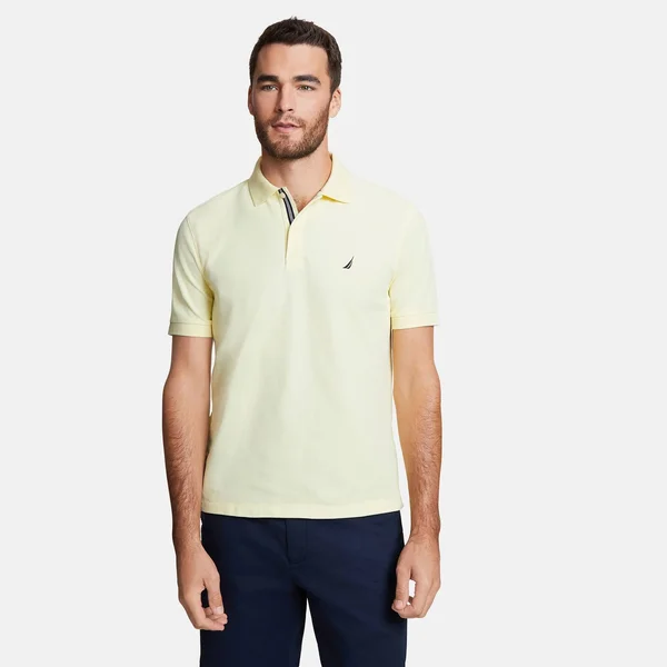 Nautica Big & Tall Short Sleeve Solid Deck Shirt Men's : 1x