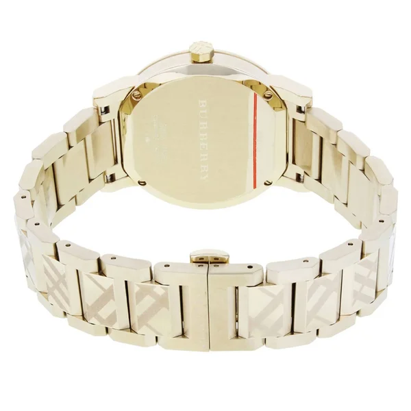 Burberry BU9038 Unisex Swiss Gold Ion-Plated Stainless Steel Watch