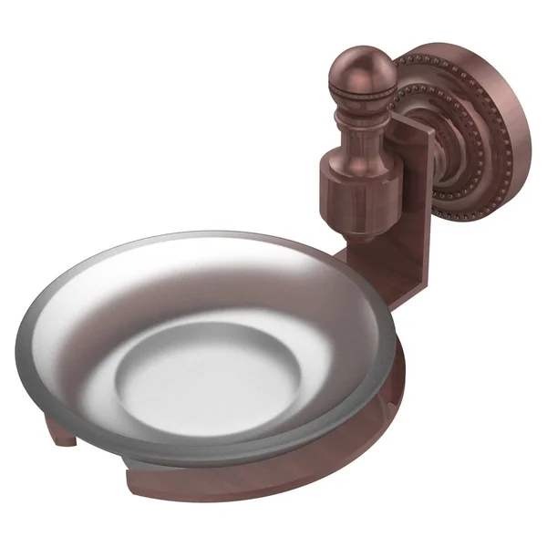Allied Brass Retro-Dot Collection Wall Mounted Soap Dish - Antique Copper