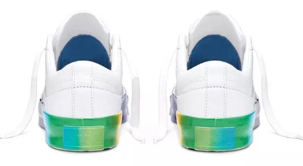 Converse One Star x Golf Le Fleur Rainbow Sole Sneakers/Shoes 166409C (US Size 4.5)