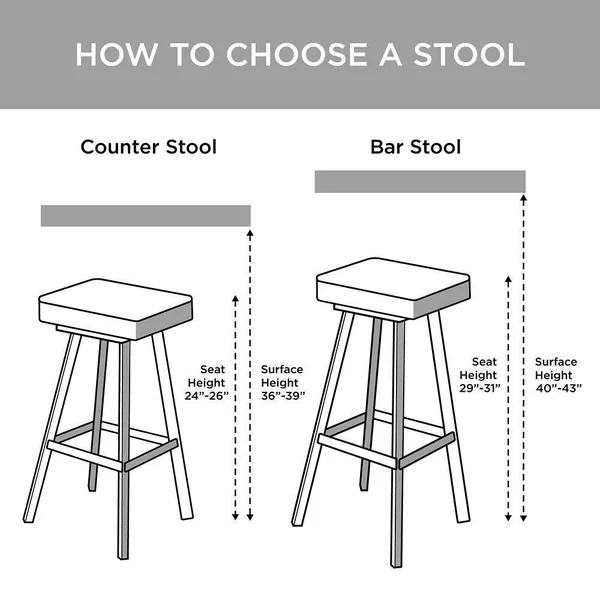 INK+IVY Tacoma Barstool - Grey