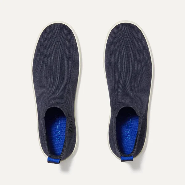 Rothy&s Navy Blue Chelsea Boots, Nightfall, Size 10