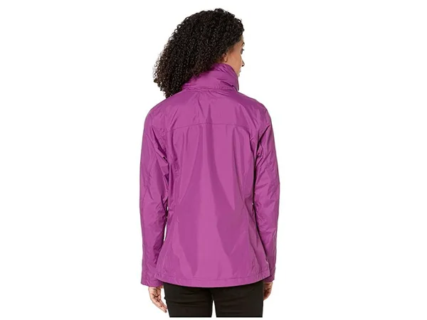 Columbia Pouration Jacket Women's Coat Wild Iris/Black : MD
