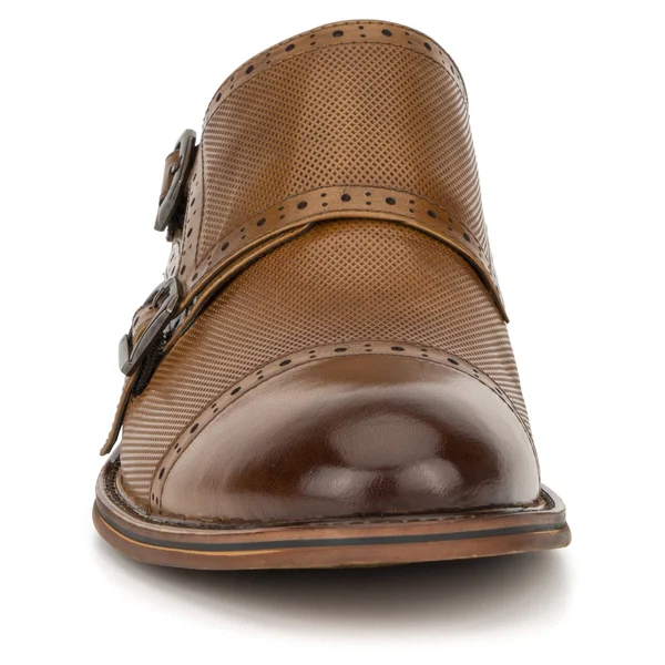 Vintage Foundry Co Men's Zobra Monk Strap Dress - Tan